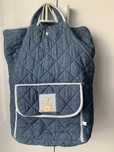 Mochila forrada azul para bebé