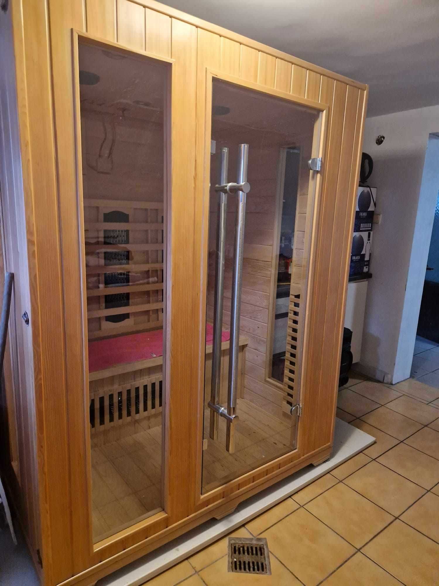 Sauna 3-osobowa infrared Na podczerwień - 150 cm / 120 cm