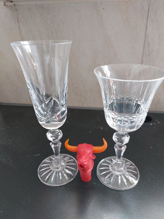 Kryształ- PRL- Dwa Kieliszki Kryształowe+GRATIS! NALEWAK!!!