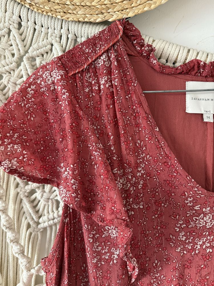 Zwiewna boho sukienka tunika next piękna