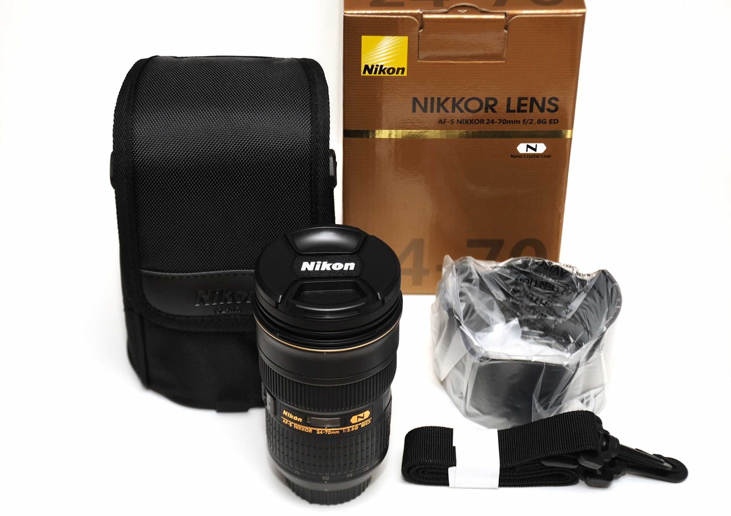Nikon Nikkor AF-S 24-70 mm f/2.8 G ED  jak nowy, gwarancja