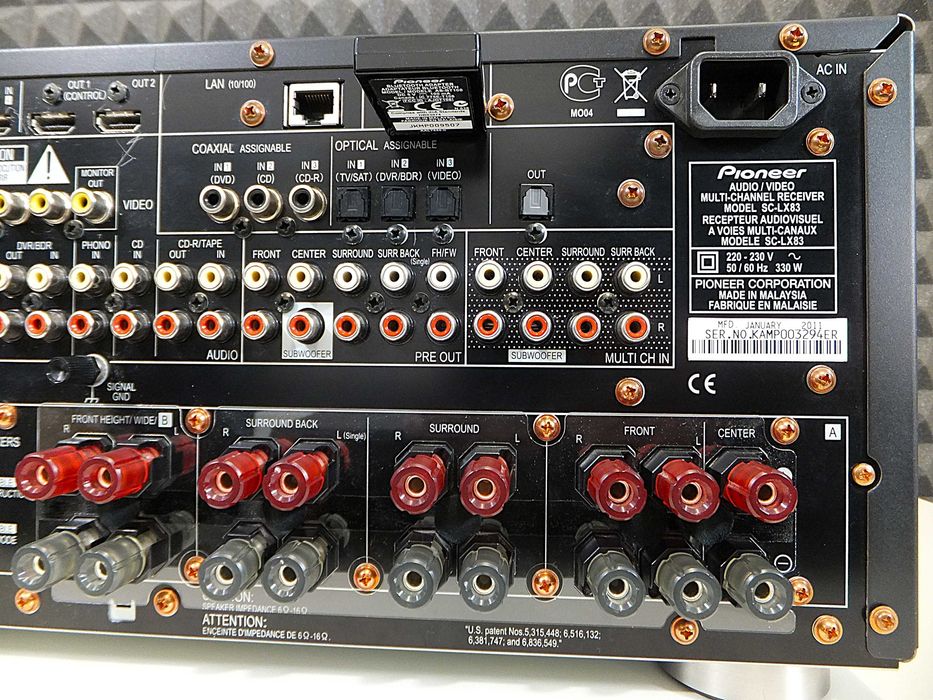 Flagowy amplituner kina domowego PIONEER SC-LX83 / nowy 11 tys. zł