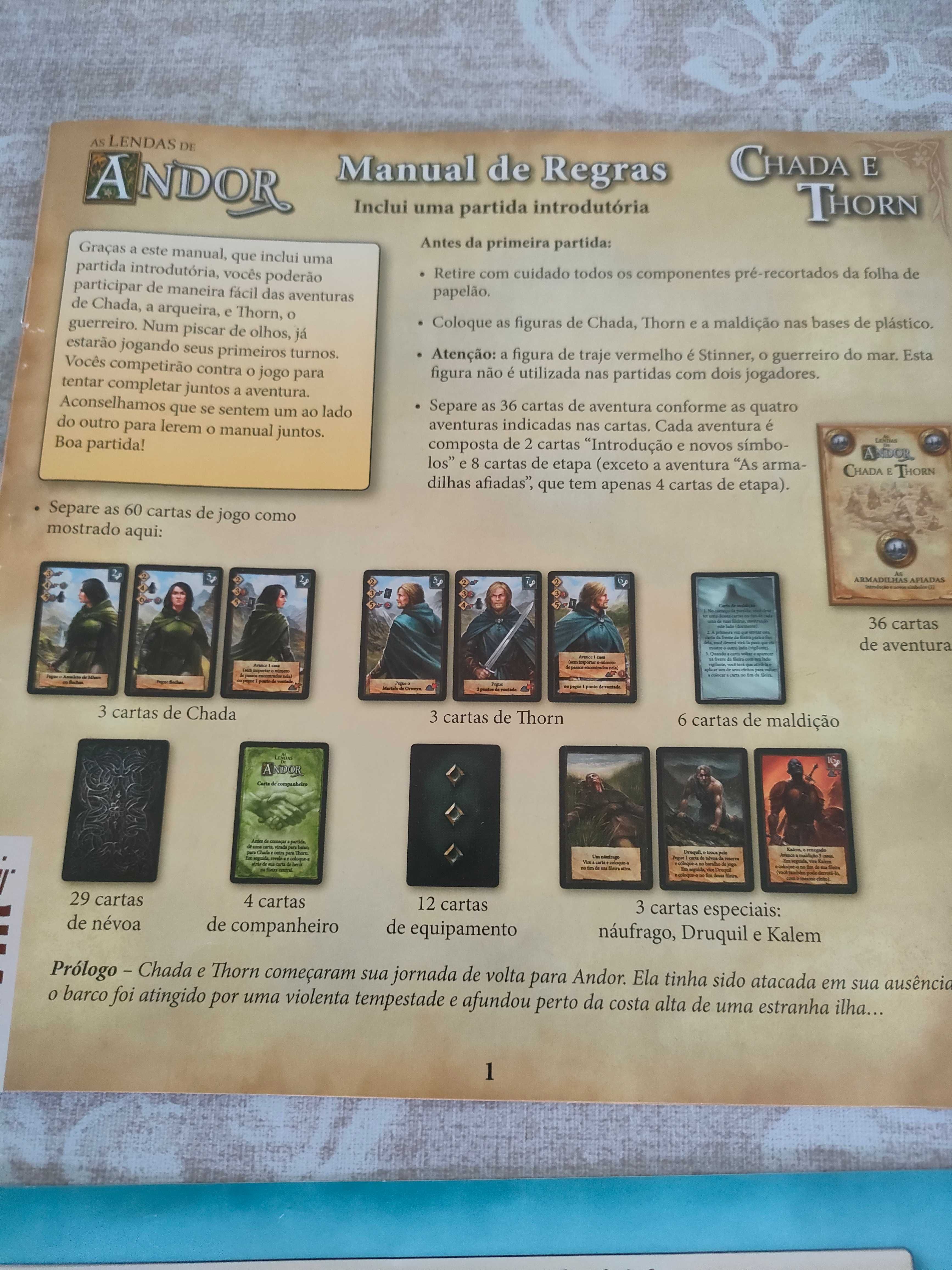 Jogo de tabuleiro - As lendas de andor...