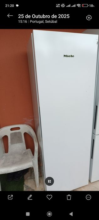 Arca congeladora Miele vertical