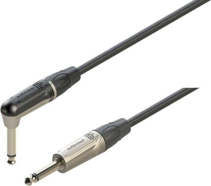 Kabel instrumentalny 5m gitarowy jack-jack kątowy Roxtone DGJJ110L5