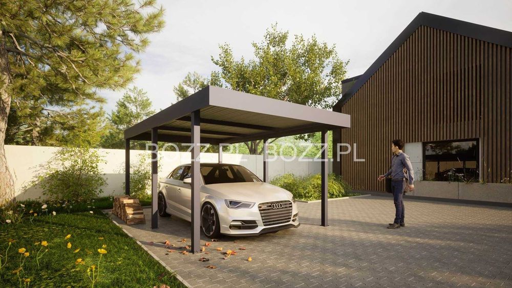 Wiata garażowa - BOZZ 583 - Super cena !!!