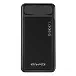 AWEI PowerBank P5K 10000mAh 2.1Aczarny/black 2xUSB