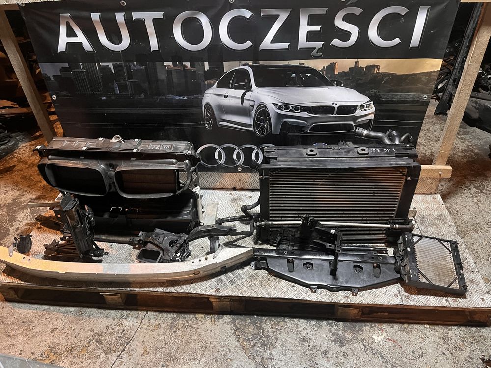 Bmw f10 f11 pas przedni chlodnice 535i n55 komplet