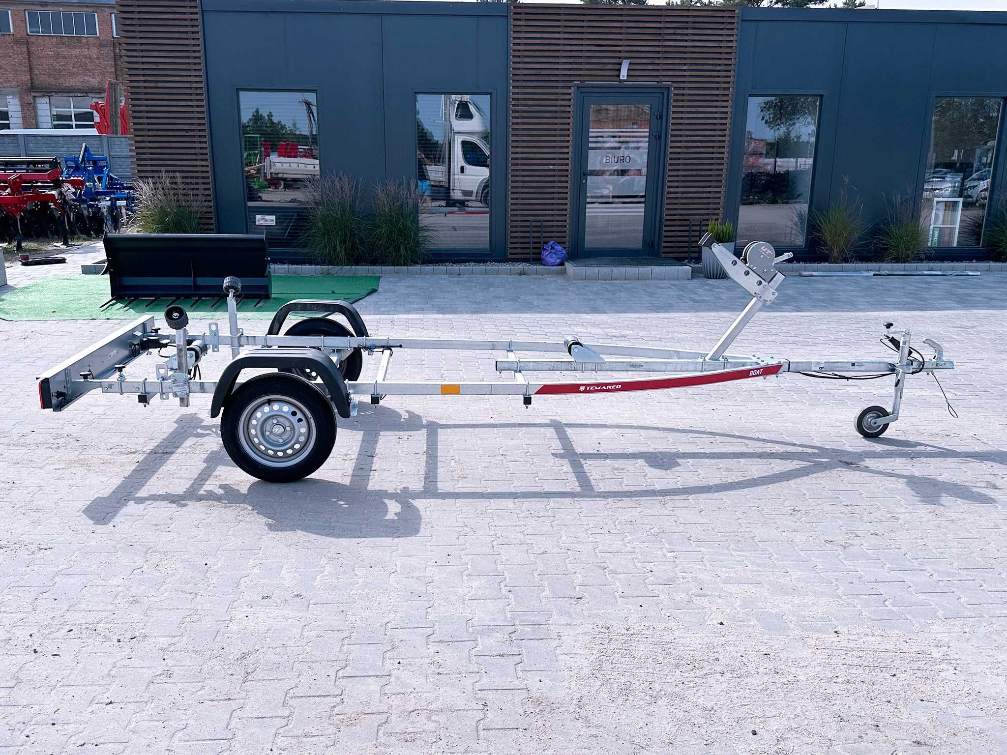 Nowa przyczepka podłodziowa - TEMARED BOAT - Dostawa pod dom