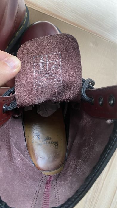 Оригінальні бордові Dr. Martens 1460 cherry red smooth
