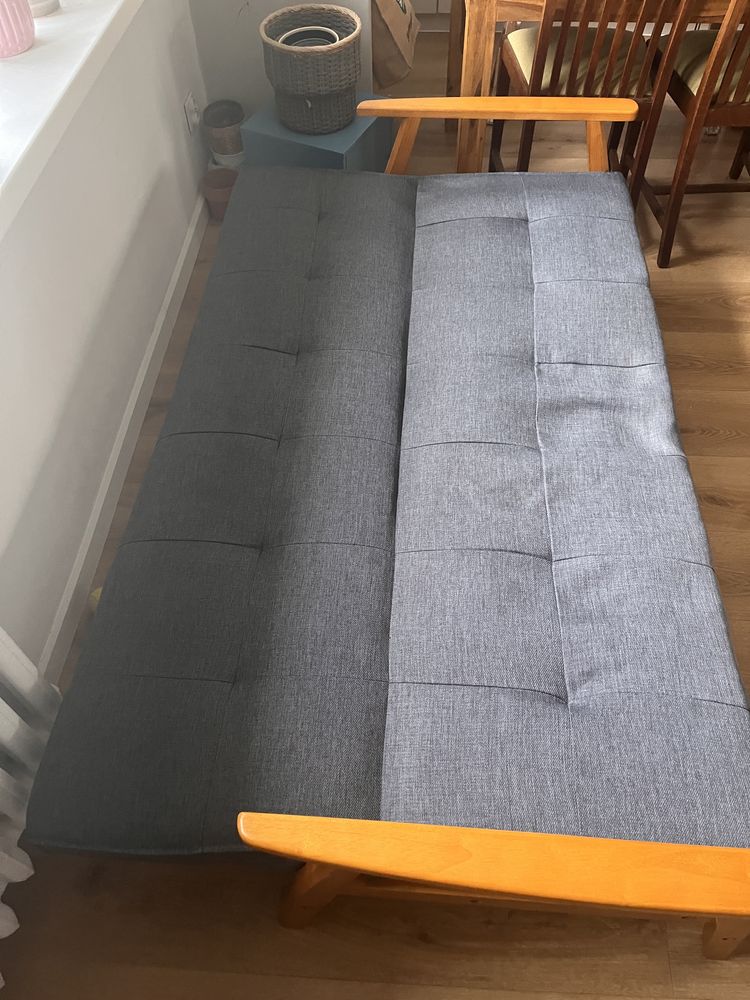 Sofa rozkładana Moistant 190cm ciemnoszara