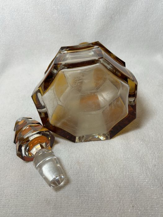 Karafka ART DECO bohemia czechy lata 20/30