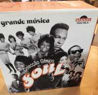 Colecção 7 CD's com Caixa arquivadora Génios do Soul