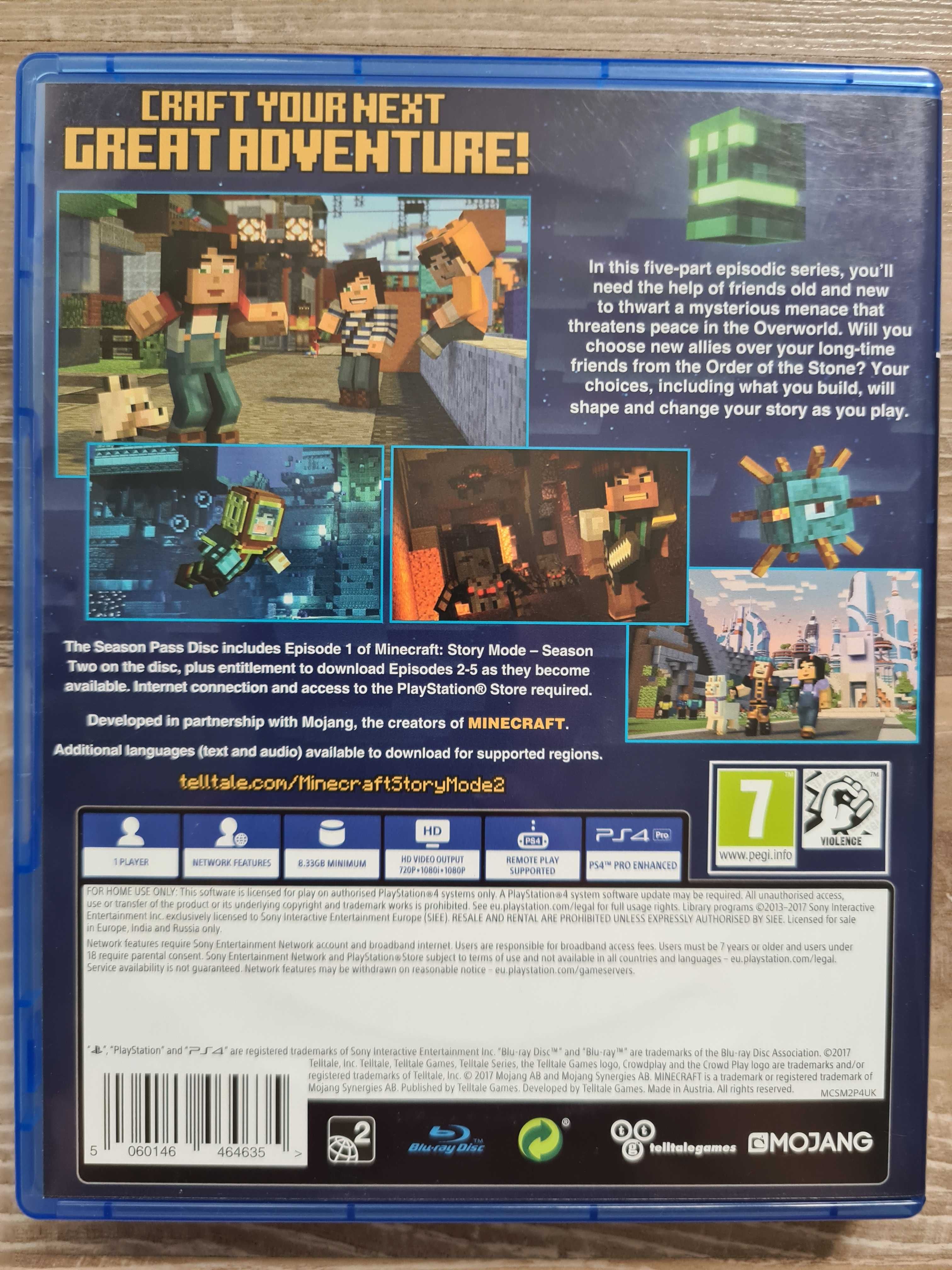 Gra Minecraft Story Mode PS4/PS5