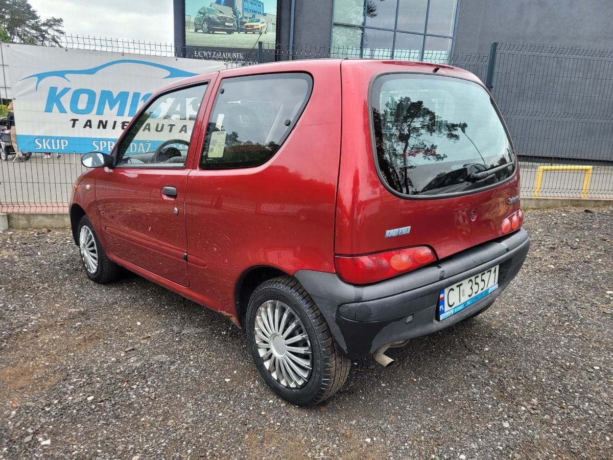 Fiat Seicento 1.1 benzyna • Radio • Niski przebieg • TORUŃ