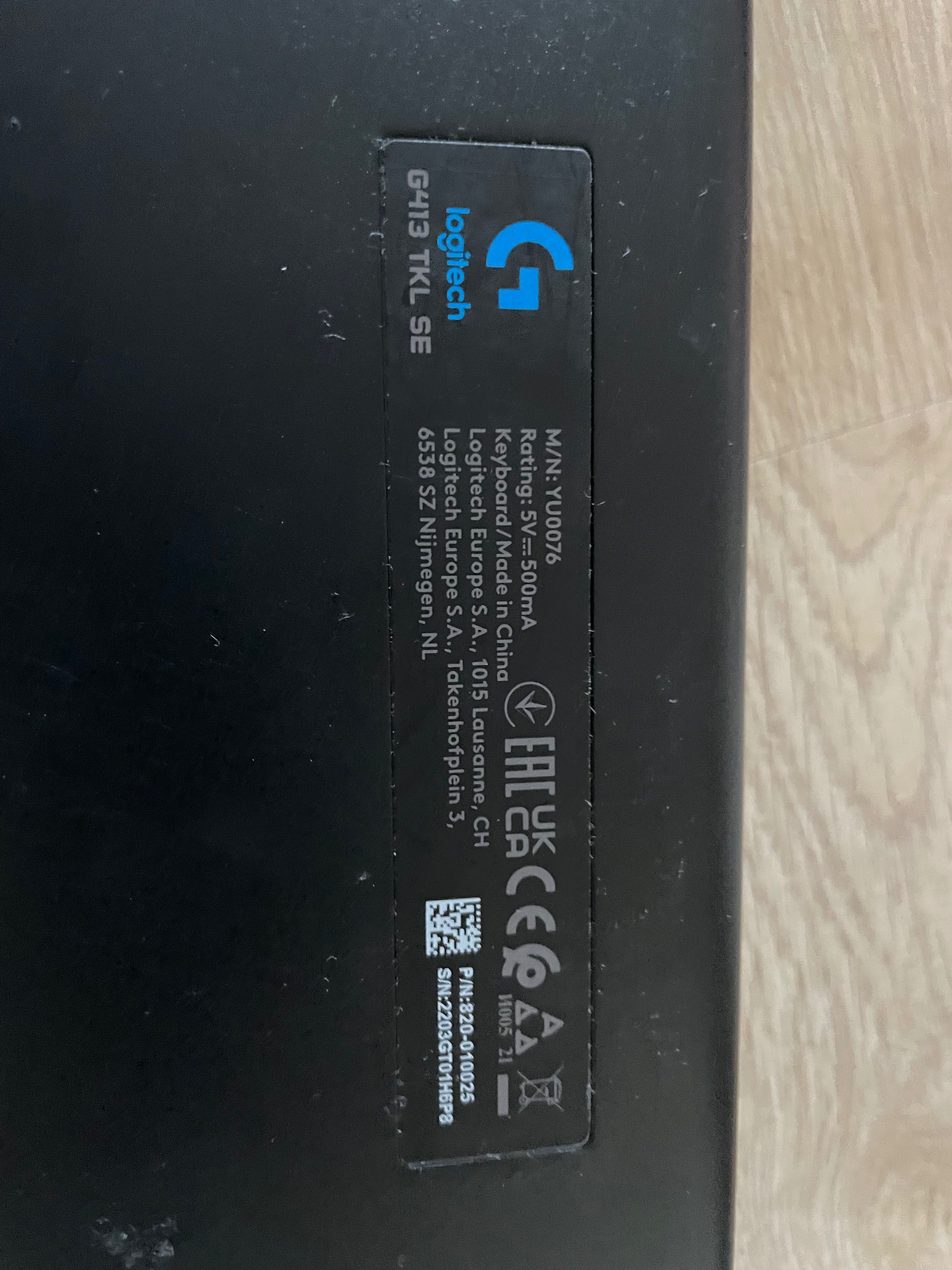 Клавіатура Logitech g413 tkl se