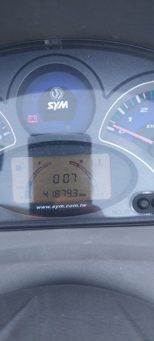 Mota SYM GTS125 EVO- Ano 2011