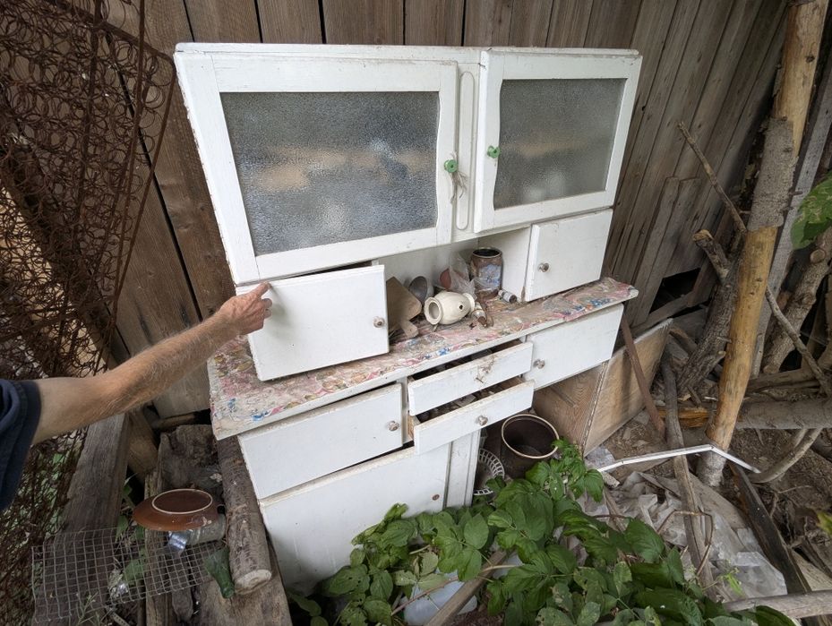 Kredens PRL meblościanka wiejska