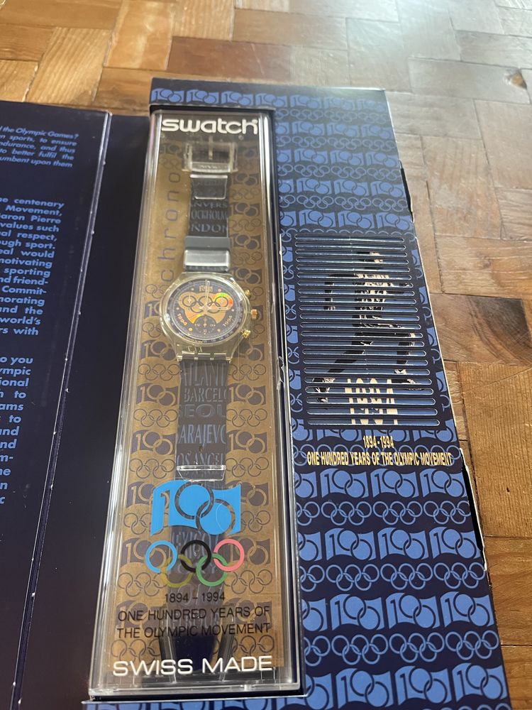 Relógio Swatch One Hundred Years of the Olympic Movement