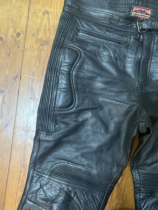 Чоловічі  шкіряні мотоштани розмір 36