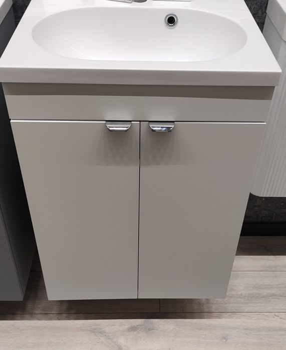 Тумба нова із умивальником білий 44 см