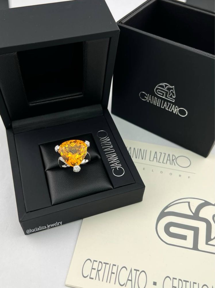 Кольцо GIANNI LAZZARO Оригинал золото 750 проба