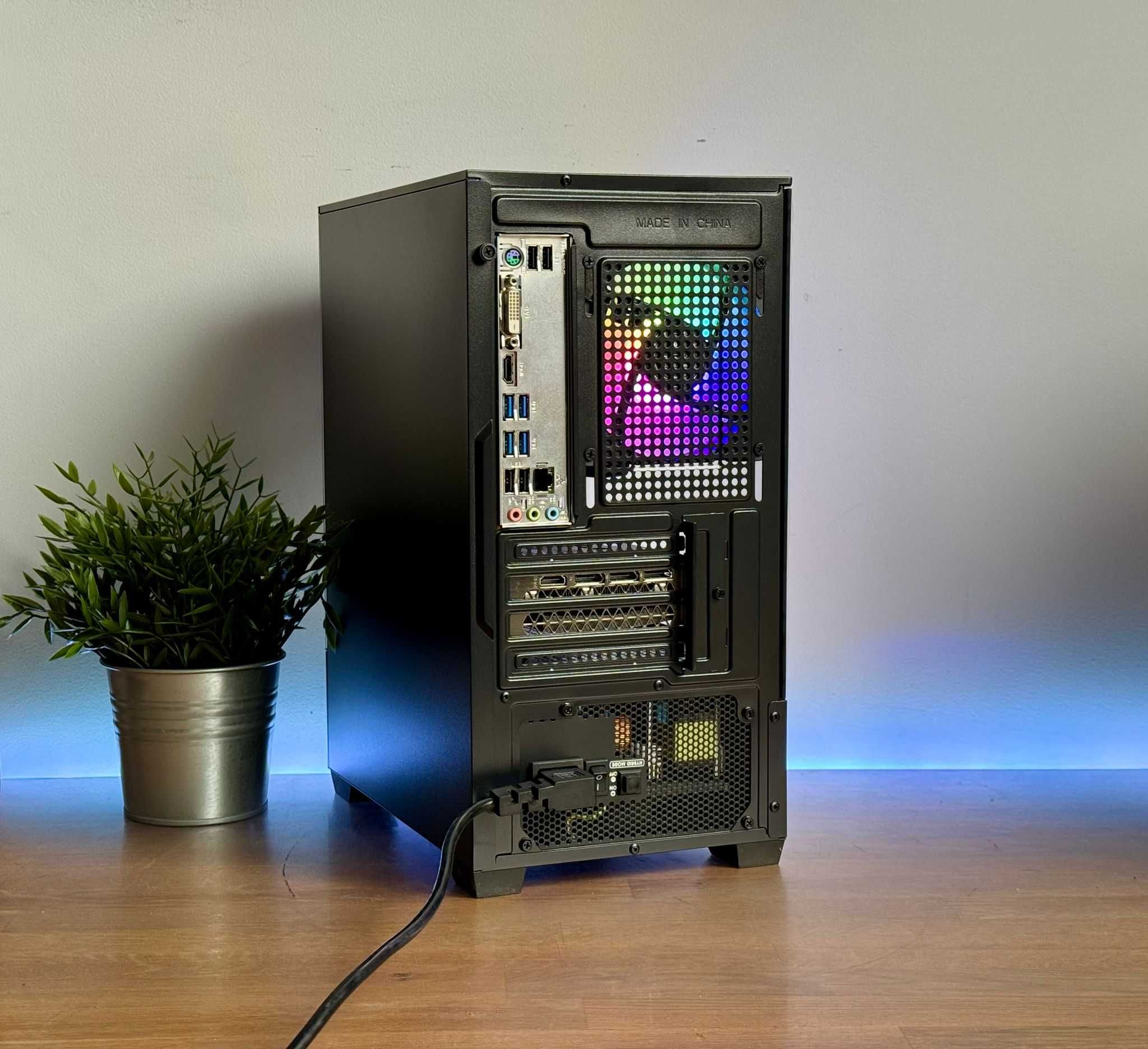 Komputer Gamingowy R5 5500 | RTX 3060 Ti | 32GB RAM | SSD NVMe | ARGB