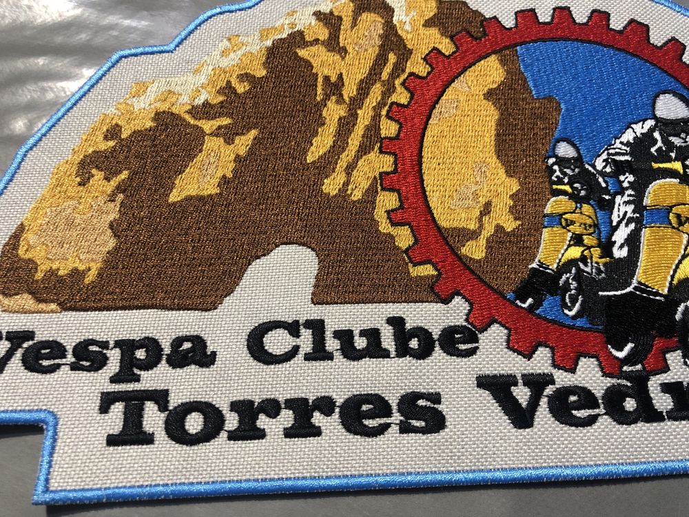 Patch bordado vespa clube