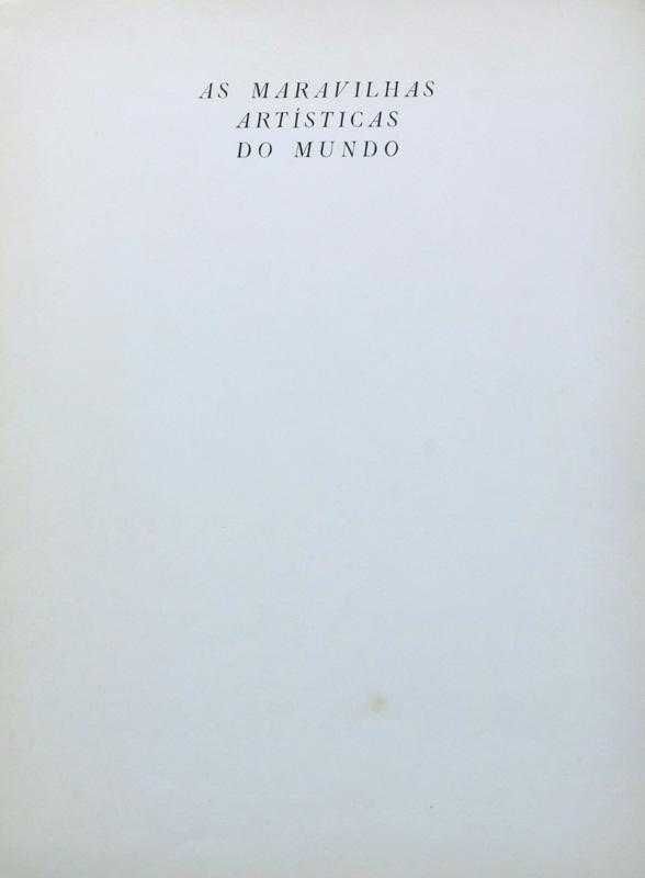 As maravilhas artísticas do Mundo, de Ferreira de Castro