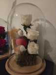 Arranjo floral  rosas com urso