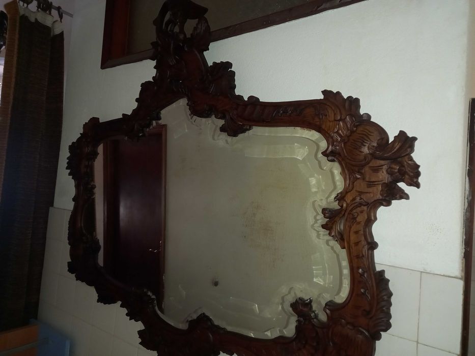 Credencia com Espelho Luís XV