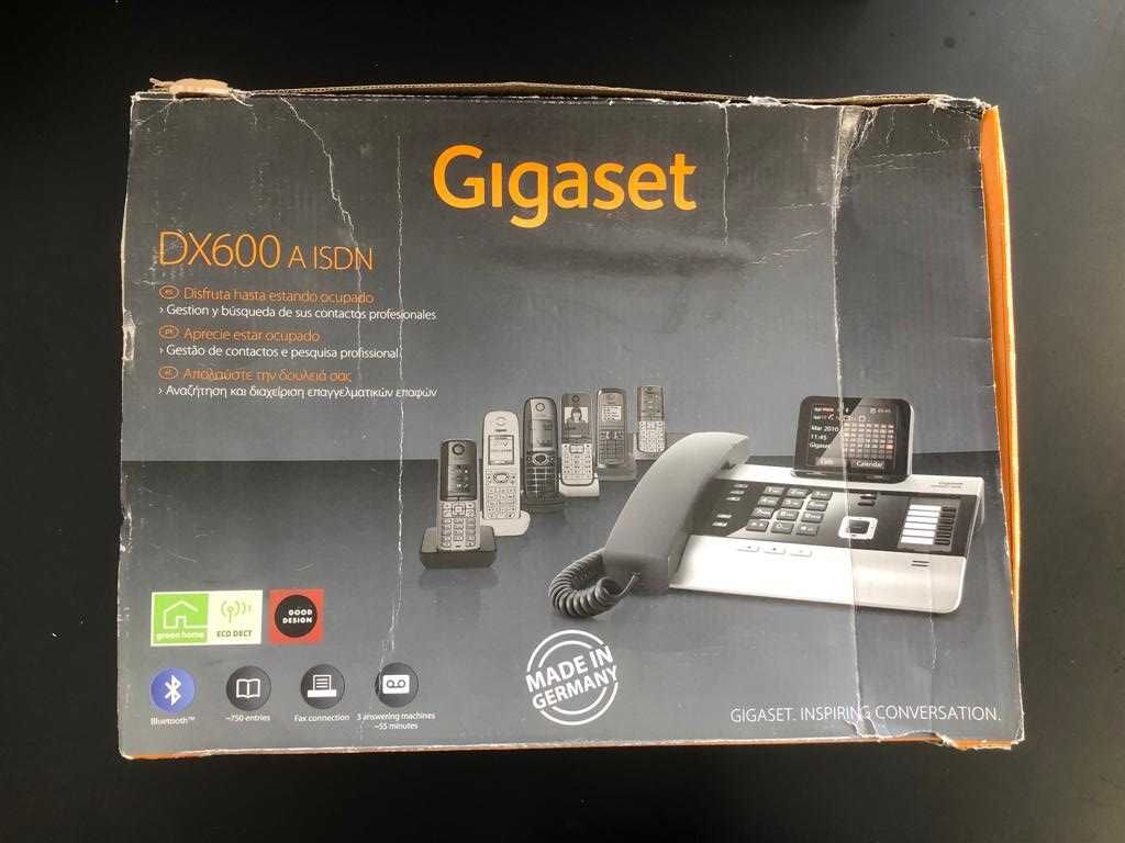 Central RDIS - Telefone Gigaset DX600A