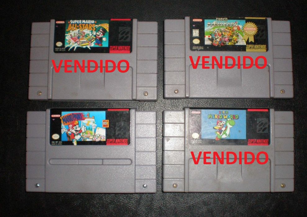 SNES Super Nintendo - 6 jogos NTSC