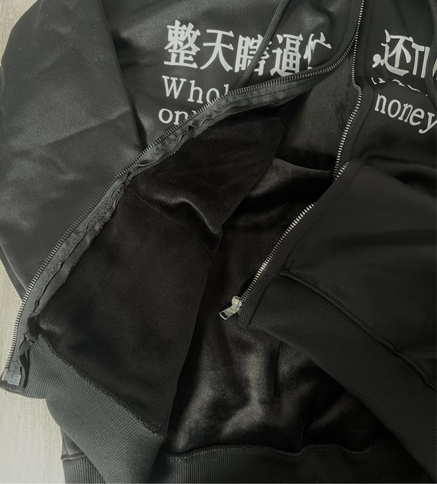 zip hoodie утеплені чорна opium sk8 y2k ск8 archive