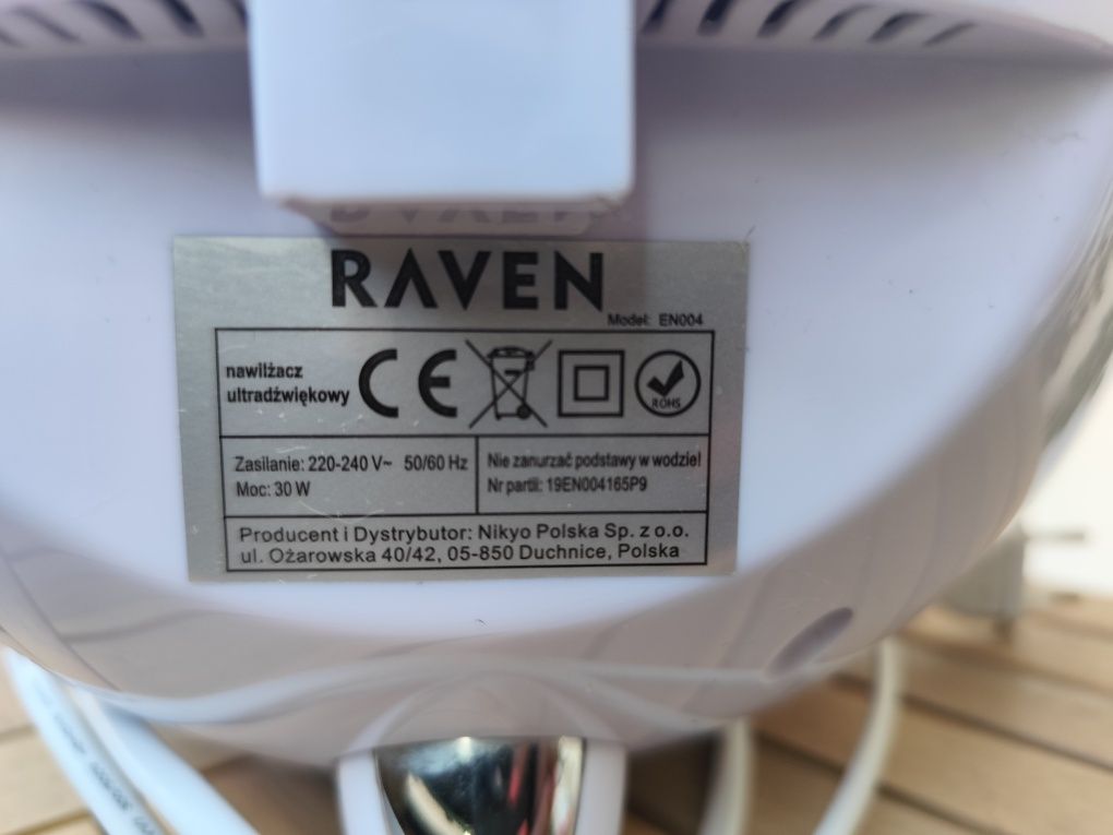 Nawilżacz powietrza Raven wydajny z jonizacją Kraków