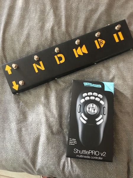 Pedaleira de controle USB  baseada numa Shuttle Pro V2