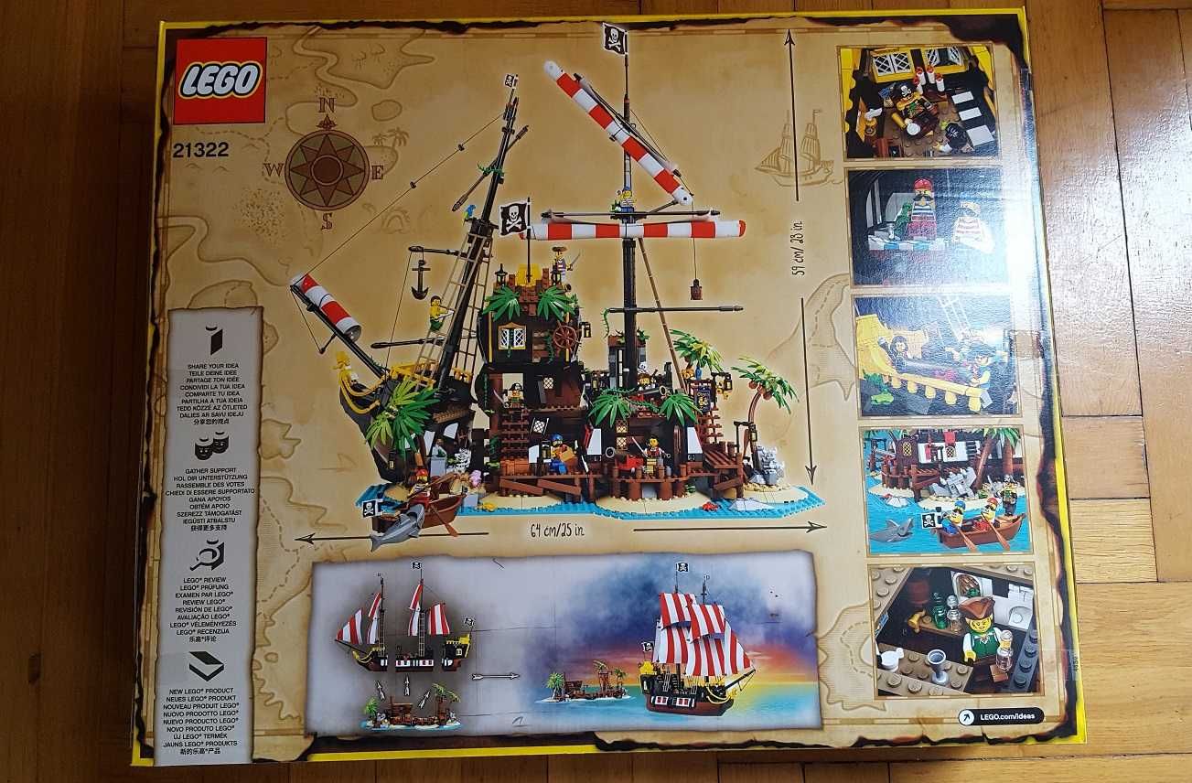 LEGO 21322 Ideas - Piraci z Zatoki Barakud NOWE Wrocław