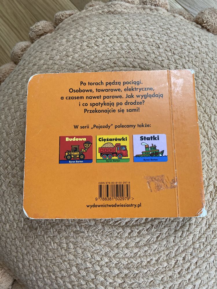 Książka dla maluchów „pociągi” Byron Barton