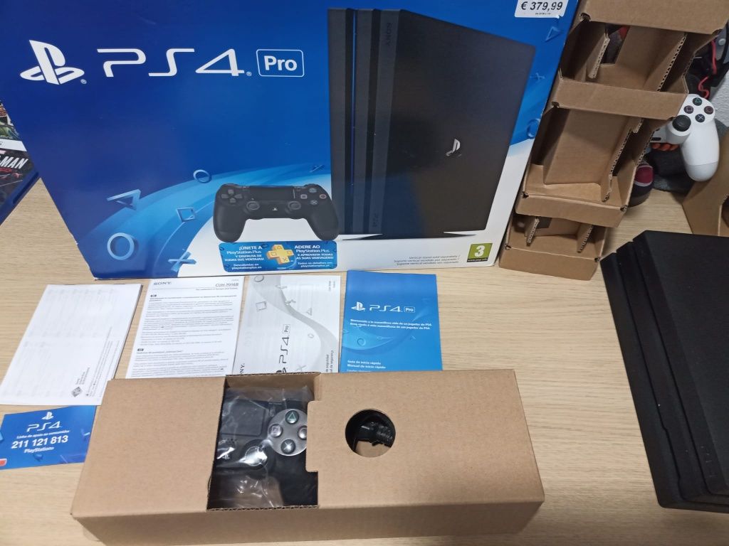 Ps4 pro Desbloqueavel na caixa coleccionador