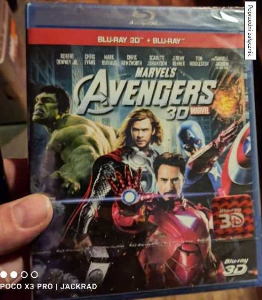Film Avengers Blue Ray + 3D