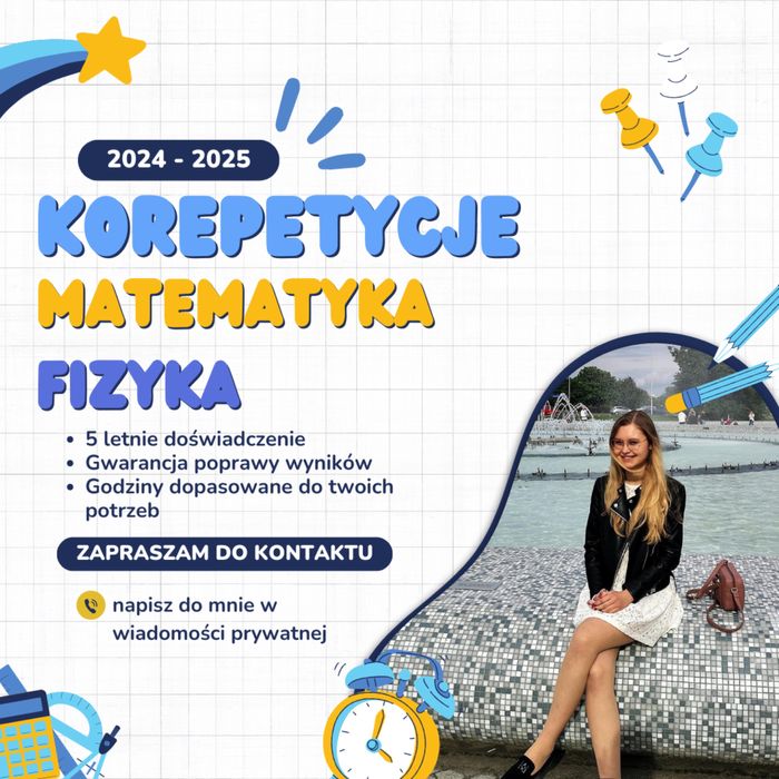 Matematyka i Fizyka - Skuteczne lekcje Matura Egzamin Poprawa ocen