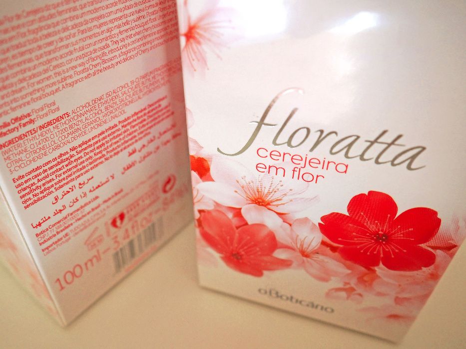 O BOTICÁRIO Perfume FLORATTA Cerejeira Em Flor • Presente NOVO Selado