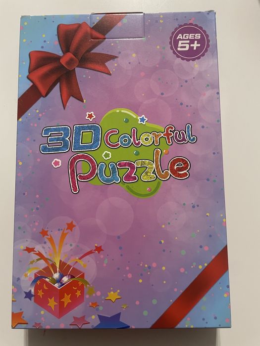 Puzzle 3D Colorful z flamastrami - kolorowanka 3D *21