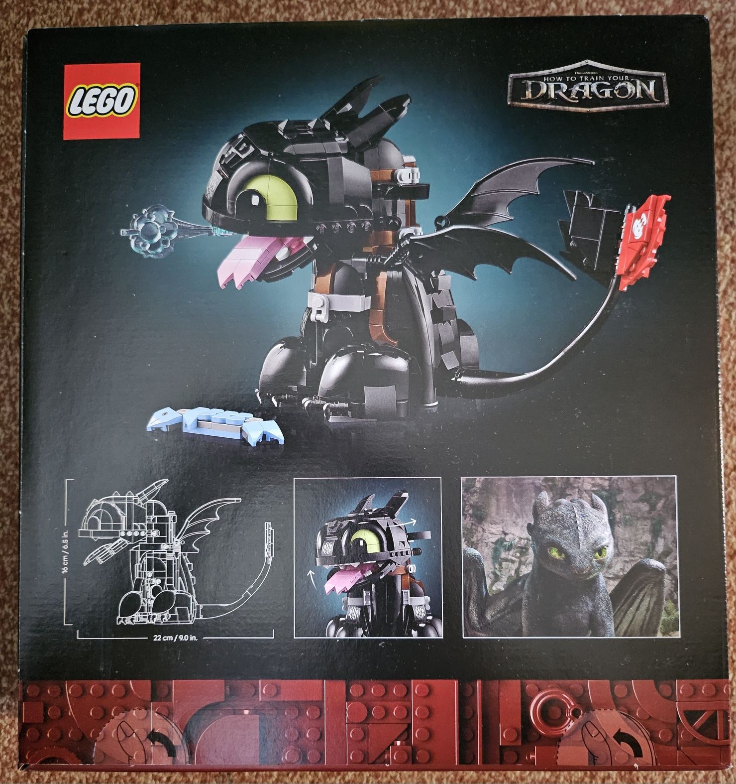 Klocki Lego Icons 10375 Jak wytresować smoka: Szczerbatek