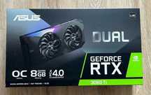 NVIDEA ASUS Geforce RTX 3060Ti DUAL Series impecável