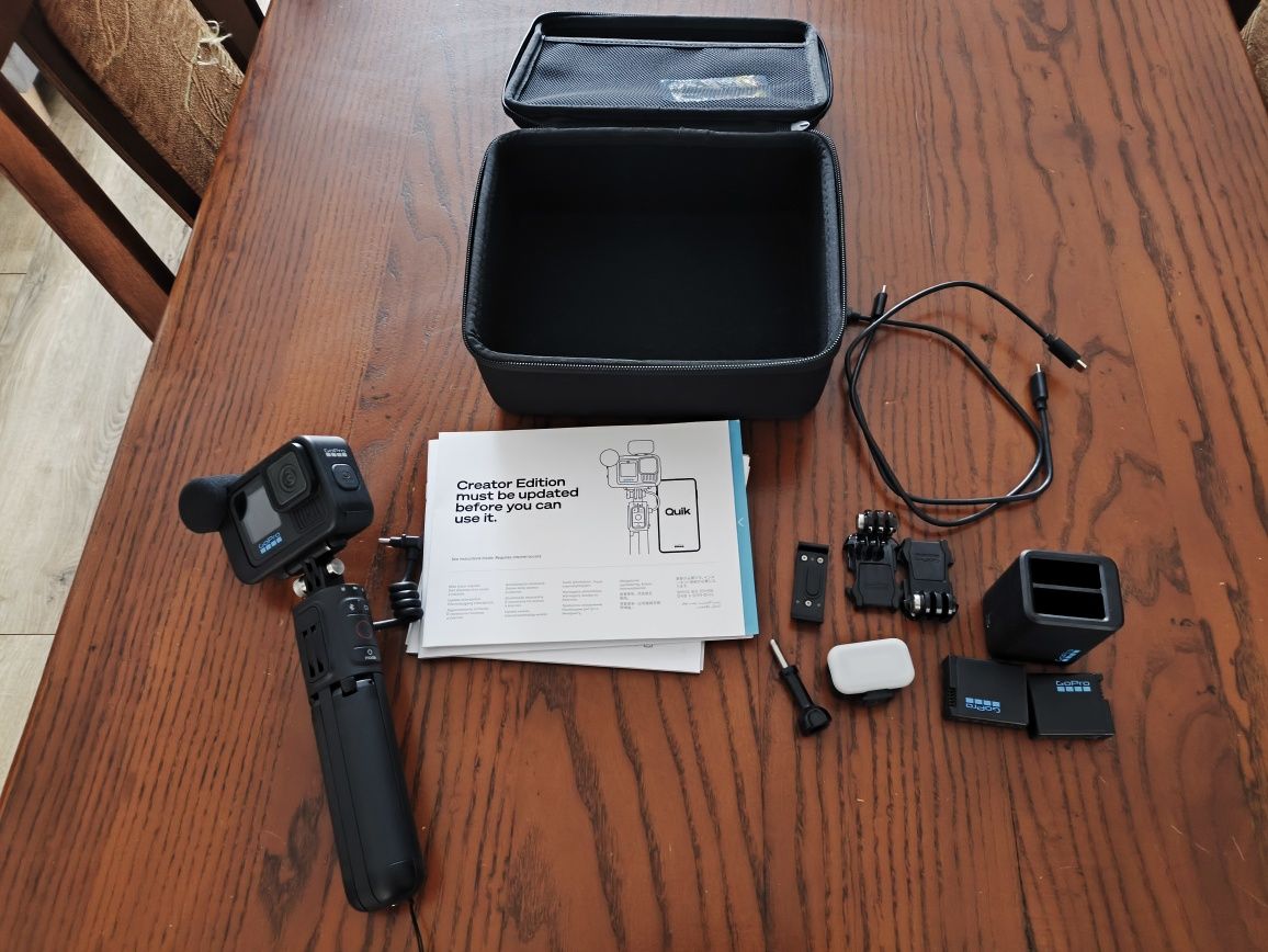 GoPro Hero 13 black creator Combo edition. Volta go pro + hub i akumul