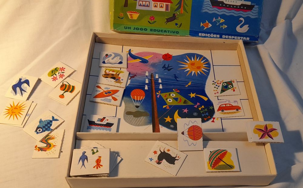 Loto "Procura e Encontrarás" jogo educativo anos 70