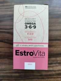 EstroVita Skin kapsułki - 60 kaps. Omega 3 6 9 skóra włosy i paznokcie