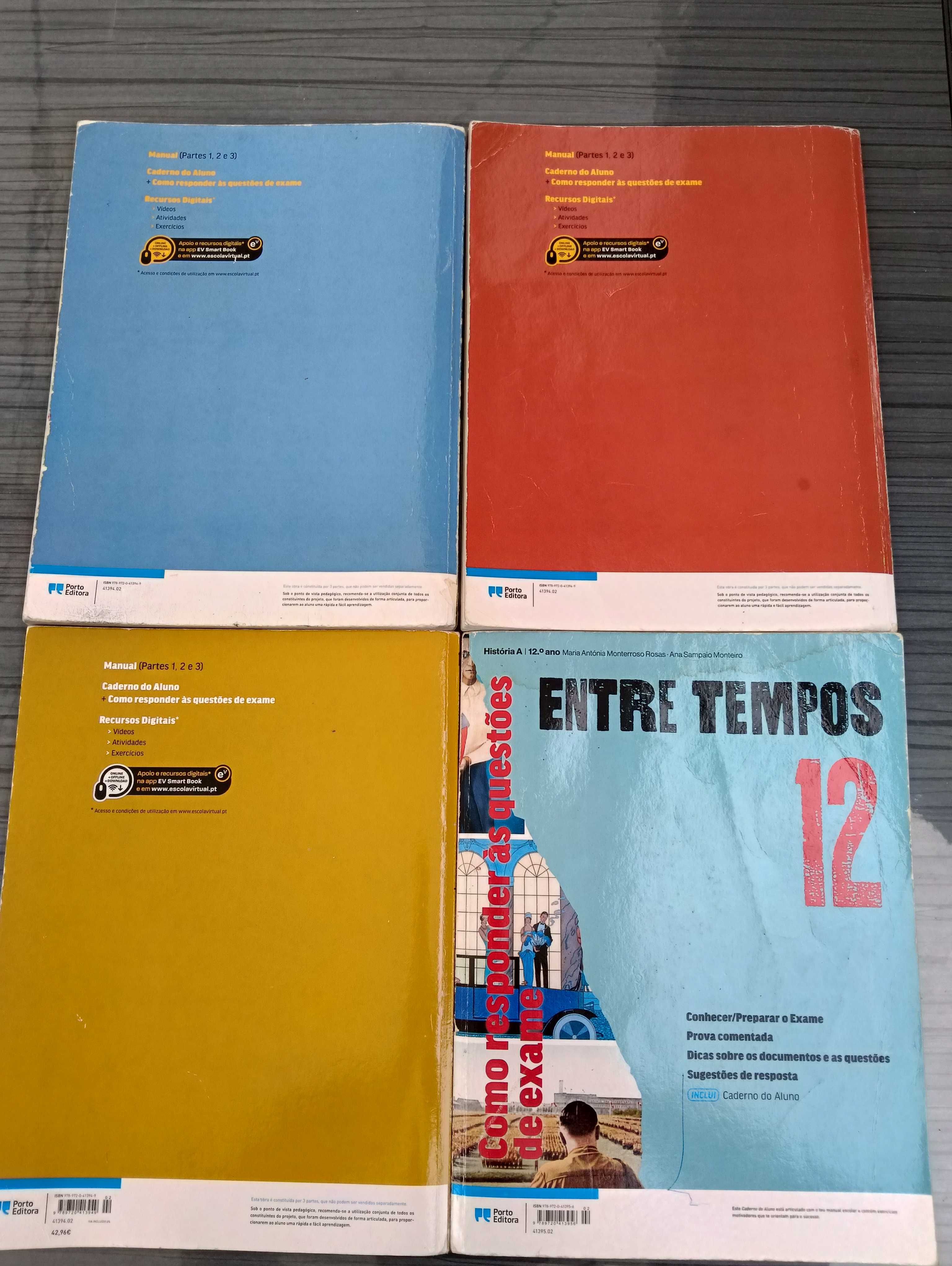 Manuais História "Entre Tempos" 12°ano