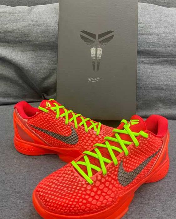 Buty meskie Mokasyny Nike_Kobe_6_Protro_Reverse_Grinch r.41